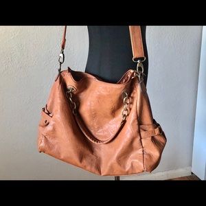 Bueno faux leather hobo bag